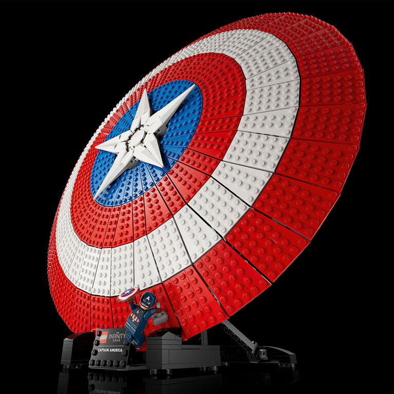 LEGO Marvel Le bouclier de Capitaine America 76262 Ensemble de construction (3128 pièces)