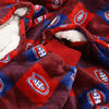 NHL Montreal Canadiens Oversized Wearable Sherpa Hooded Blanket, One Size Fits Most