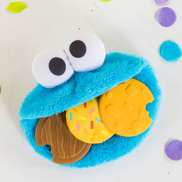 Jouet à emporter en promenade Sesame Street Cookie Mania Teether