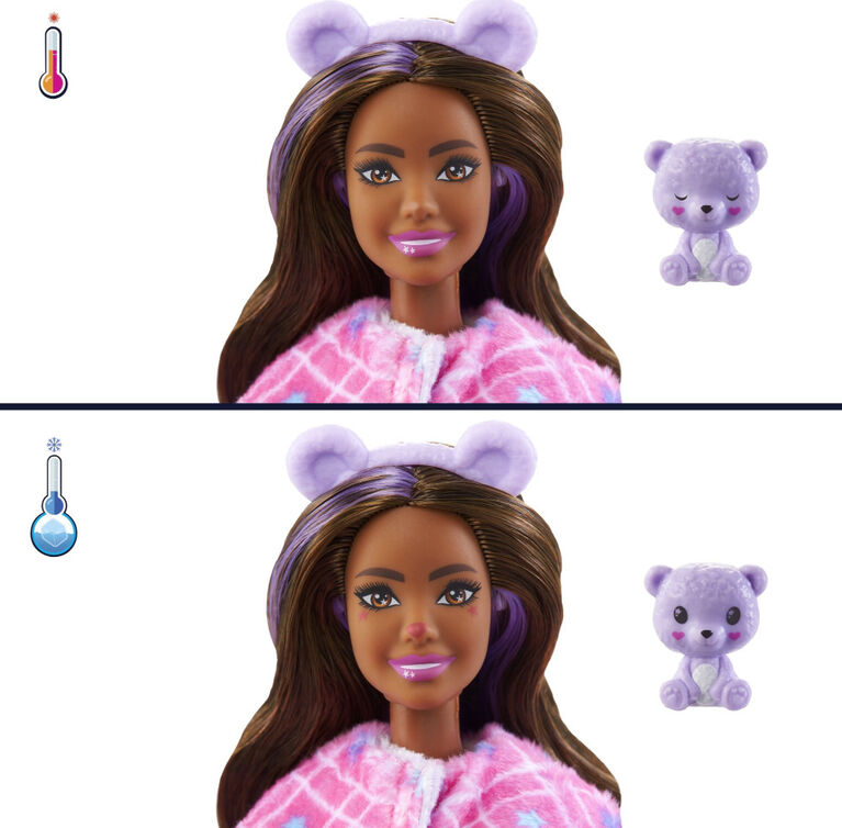 Barbie Cutie Reveal Fantasy Series Doll with Teddy Bear Plush Costume