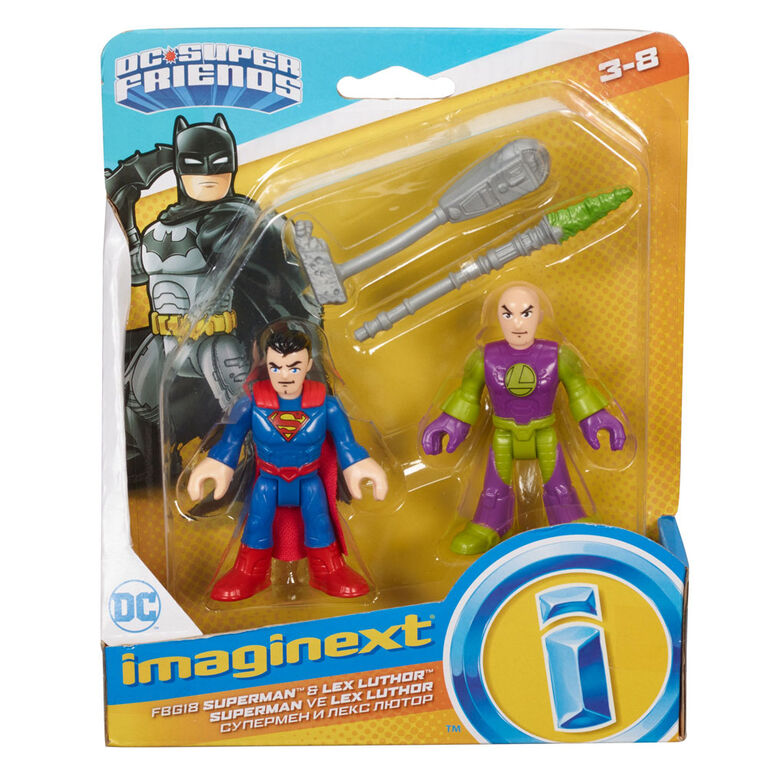 Fisher-Price Imaginext DC Super Friends Superman & Lex Luthor - English Edition