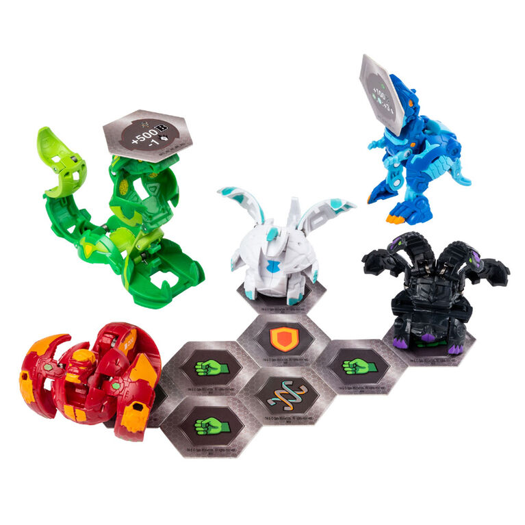 Bakugan, Battle Pack 5-Pack, Ventus Fangzor and Aquos Trox