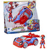 Marvel Spidey and His Amazing Friends Glow Tech Web-Crawler Vehicle, Preschool Toy with Lights, Sounds