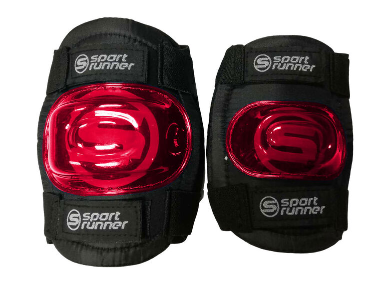 Sport Runner Small/Medium Knee and Elbow Pad Set - Red - R Exclusive