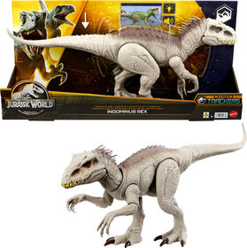 Jurassic World Camouflage 'N Battle Indominus Rex Action Figure Toy with Lights, Sound and Motion