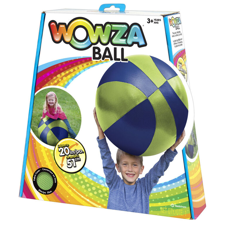 20 inch Blue and Yellow Wowza Soccerball
