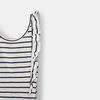 Camisole A Volants Bnd Bleu Fonce