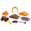 Monster Jam, El Toro Loco Monster Dirt Deluxe Set, Featuring 16oz of Monster Dirt and Official 1:64 Scale Die-Cast Monster Jam Truck