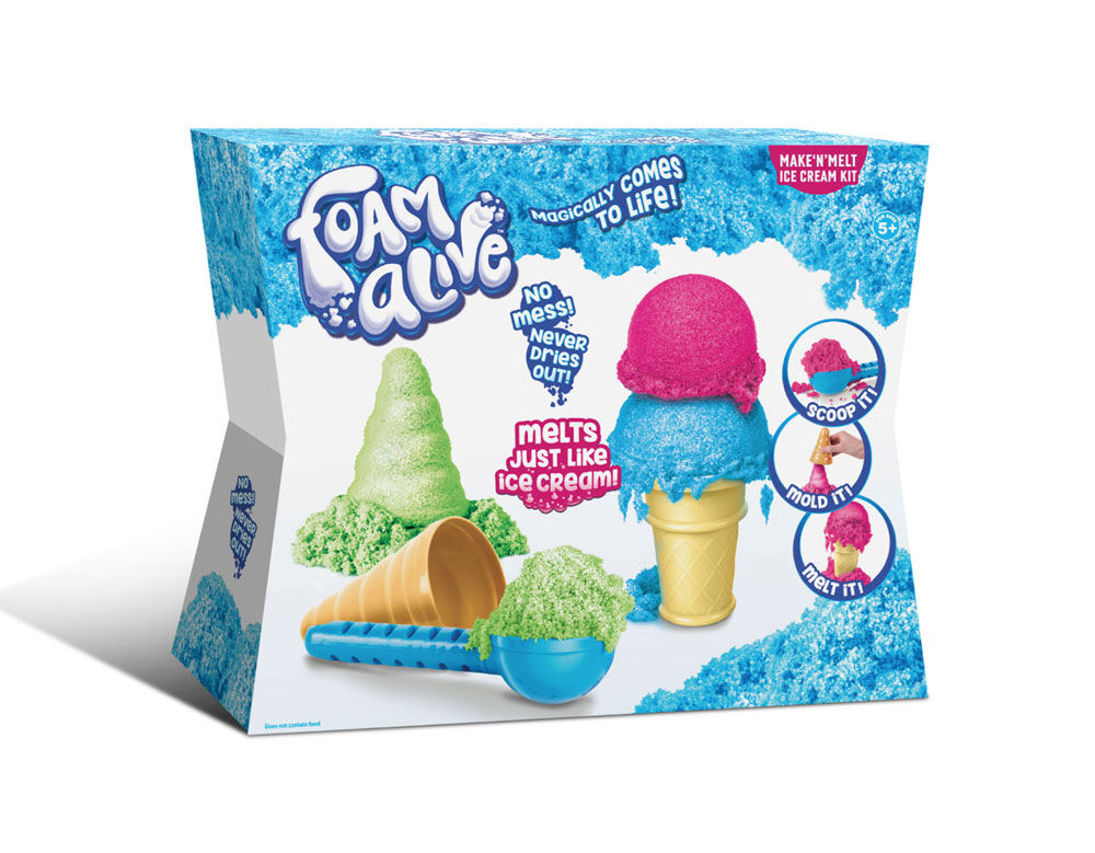 foam alive ice cream playset