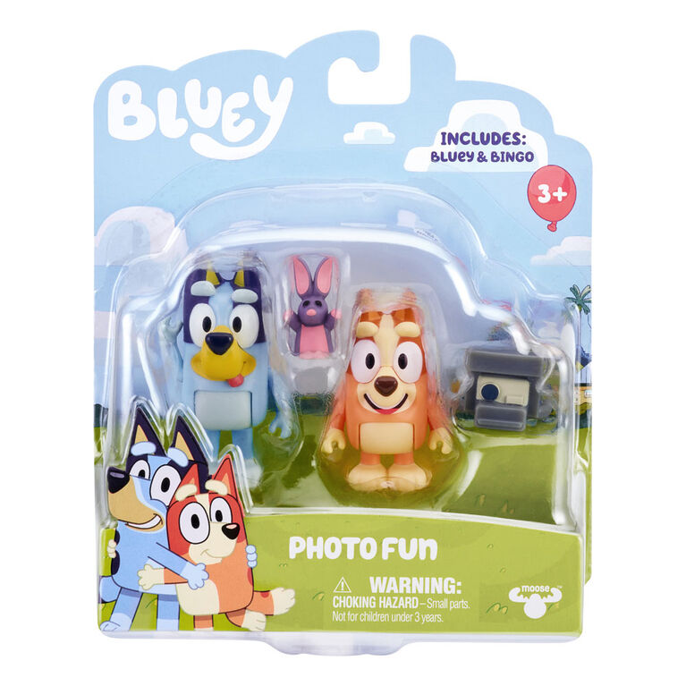 Bluey Figure 2Pk - Photographer