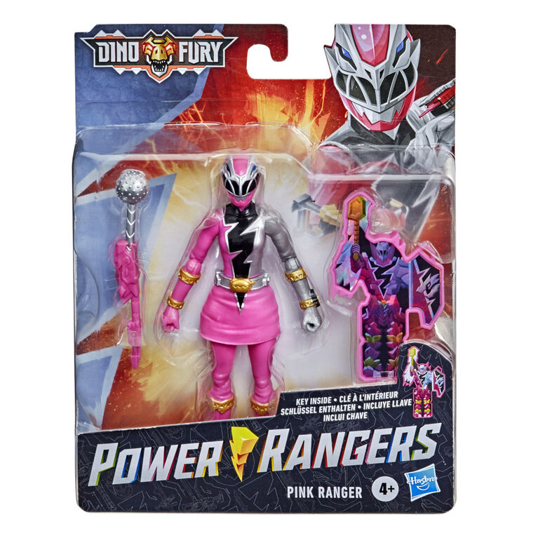 Power Rangers Dino Fury Pink Ranger Action Figure Toy