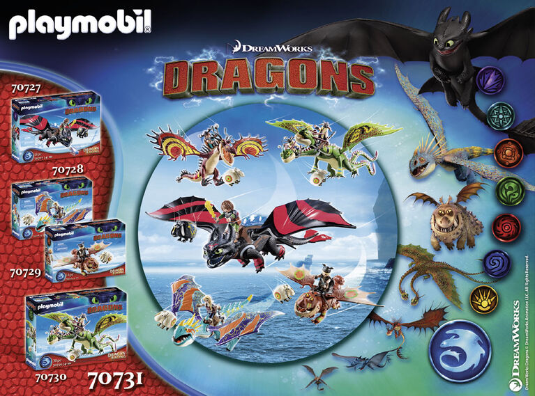 Playmobil - Dragon Racing: Snotlout and Hookfang