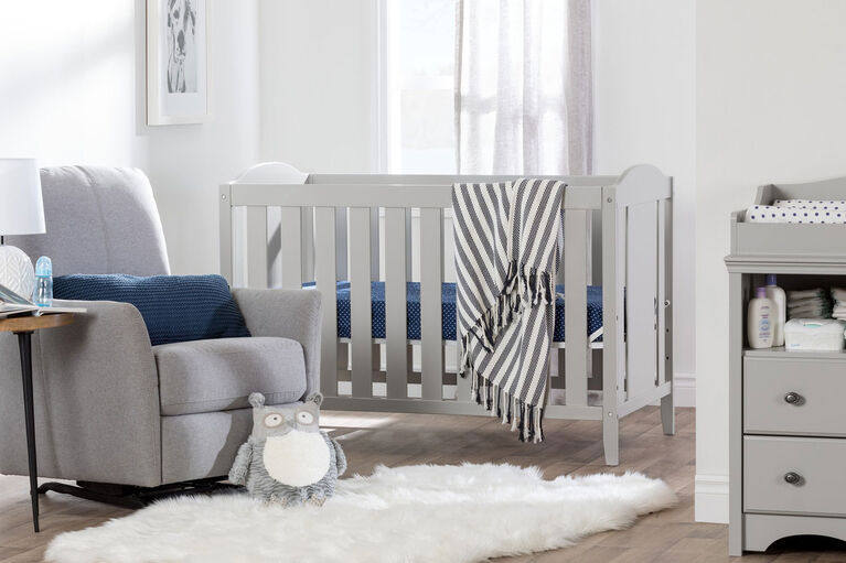 Angel Crib And Toddler Bed Convertible Nursery Furniture For Your Baby Soft Gray Toys R Us Canada