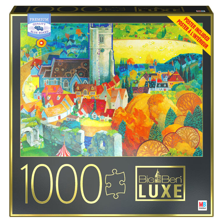 Big Ben 1000-Piece Jigsaw Puzzle, View from Corfe Castle Dorset