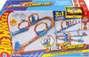 Hot Wheels Track Creator Triple Loop Pack & 1:64 Scale Toy Car, Track-Building Set