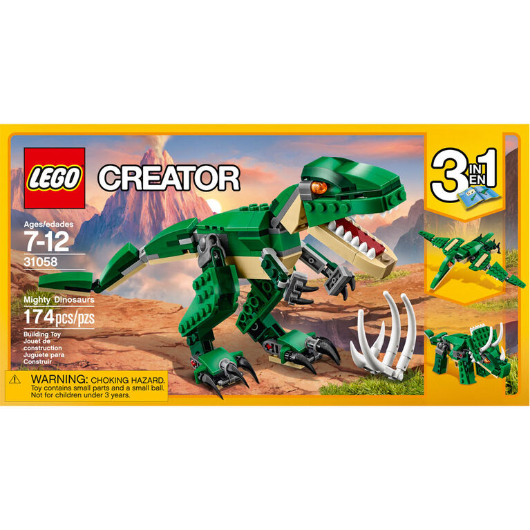 LEGO Creator 31058 Le Dinosaure Féroce 3 en 1