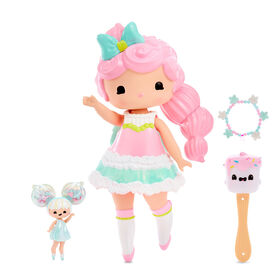 Grande poupée Secret Crush Pippa Posie de 13 pouces avec mini poupée meilleure amie