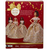 Barbie Signature 2025 Holiday Barbie Fashion Doll, Seasonal Collector, Light Brown Hair with Silver & Gold Gown