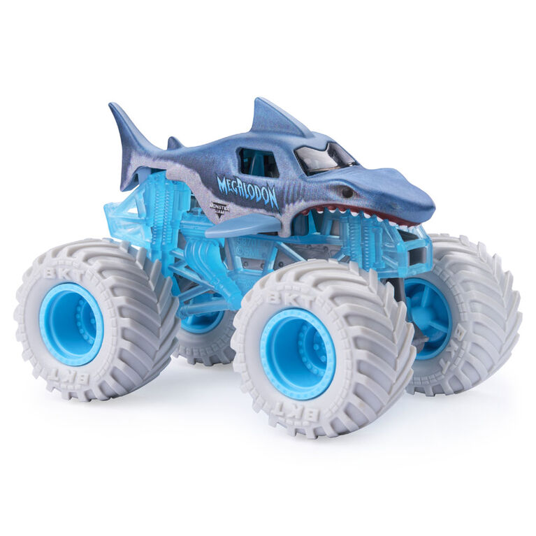 Monster Jam, Official Megalodon Mayhem Playset with Exclusive 1:64 Scale Megalodon Die-Cast Monster Truck