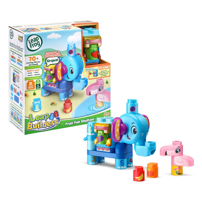 LeapFrog LeapBuilders Mon éléphant des découvertes - Édition anglaise