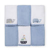 Débarbouillettes de Koala Baby paquet de 6 bleu.
