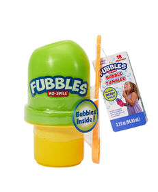 Fubbles No-Spill Bubble Tumbler - English Edition