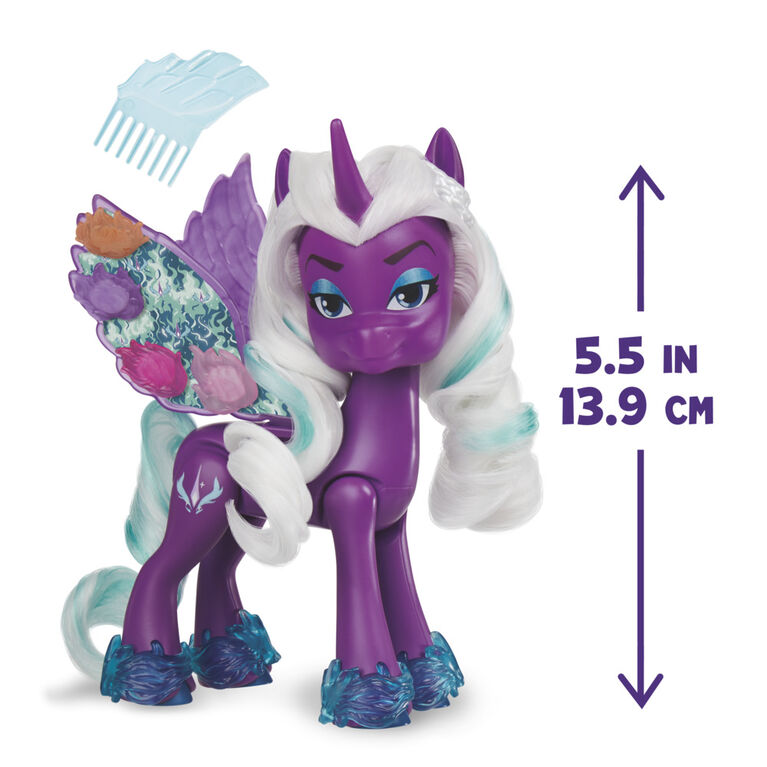 My Little Pony Dolls Opaline Arcana Wing Surprise, 5-Inch My Little Pony Toy Alicorn with Accessories