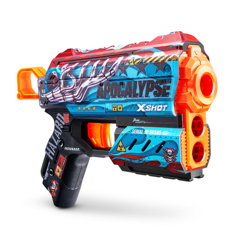 Zuru X-Shot Skins Flux Dart Blaster - Apocalypse (8 fléchettes)