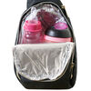 Sac à langer Fisher Price Hobo, noir avec bordure dorée