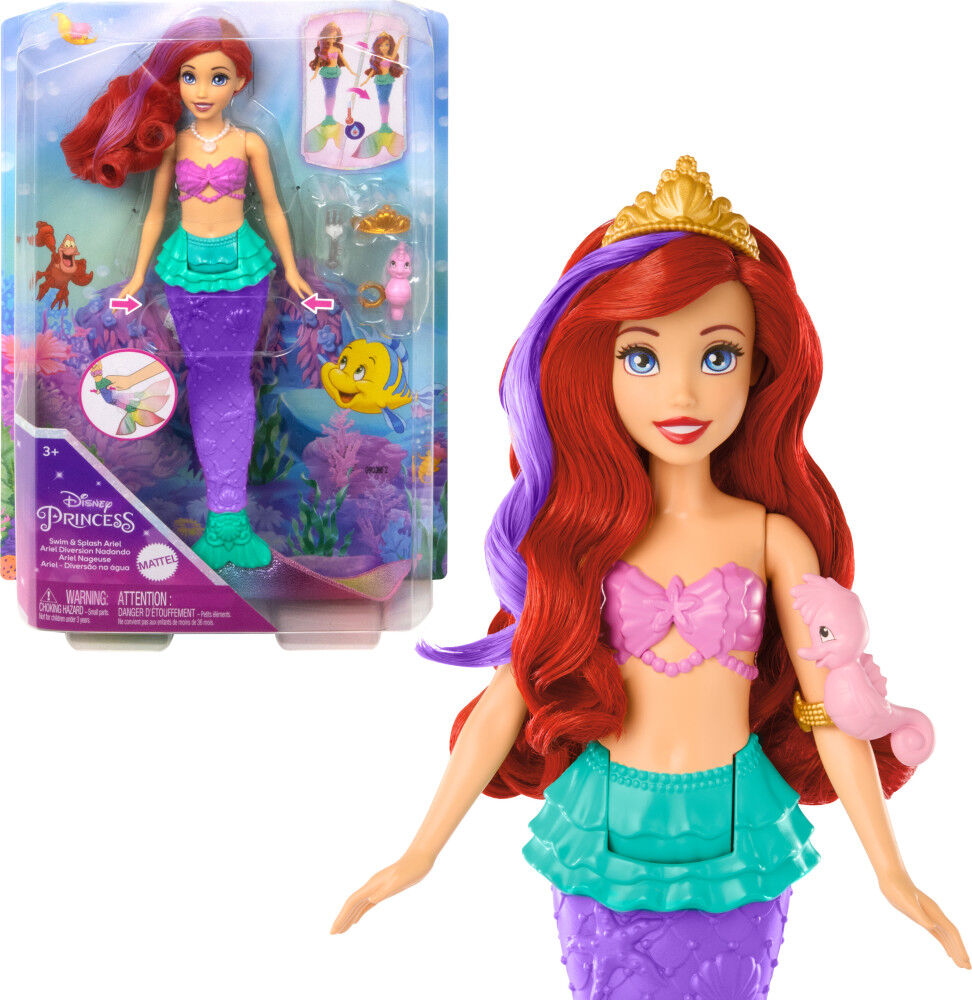 Mermaid toys that store swim in water