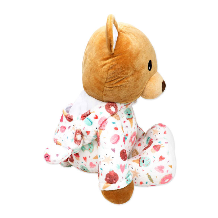 Jesse & Lulu Lounge Sleepover Bear: White Bakeshop