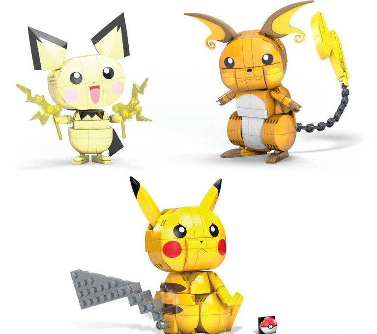 Mega Construx - Pokémon - Trio Évolution Pikachu