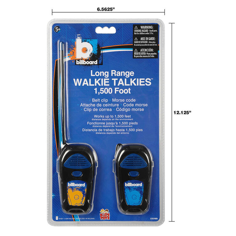 Billboard Talkies-walkies à longue portée.