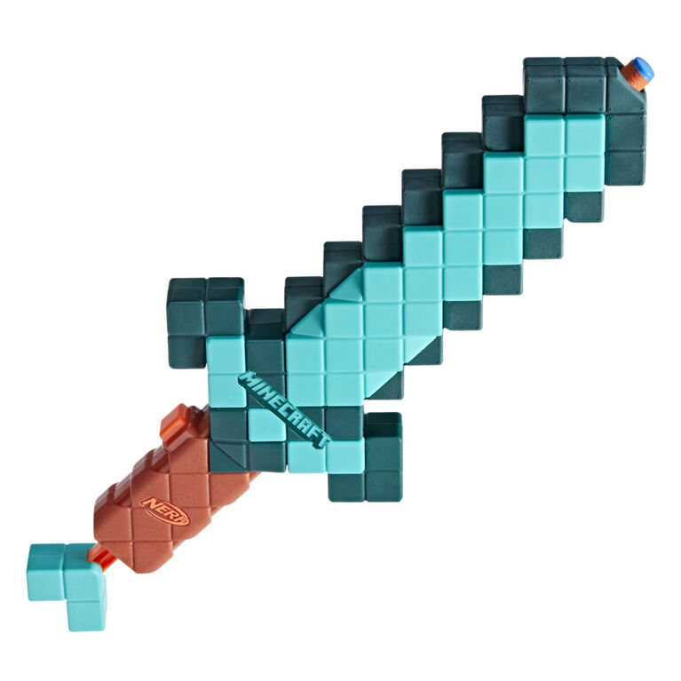 Nerf Minecraft Sword Dart Blaster, 8 Nerf N1 Darts
