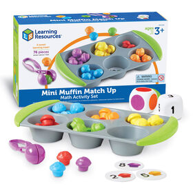 Mini Muffin Match-up Math Activity Game