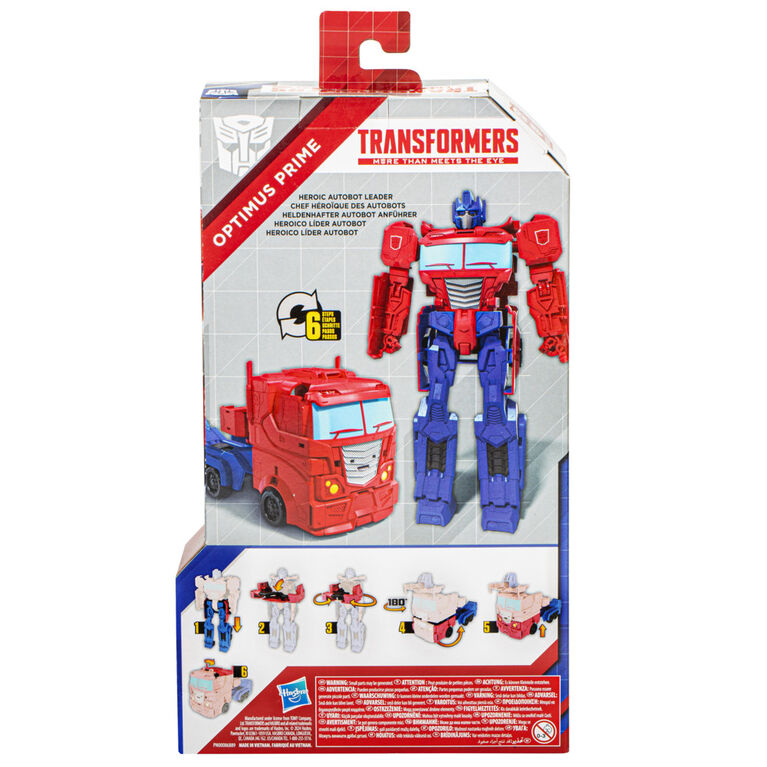 Transformers Toys Authentics Titan Changers Optimus Prime Action Figure, 11-inch