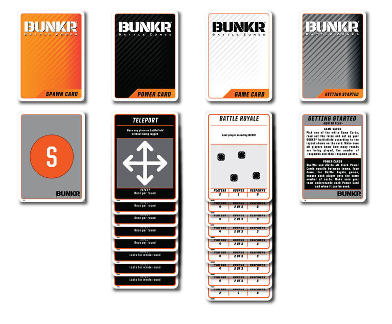 BUNKR Battlezones Competition Pack Inflatable Game Field 4 Piece