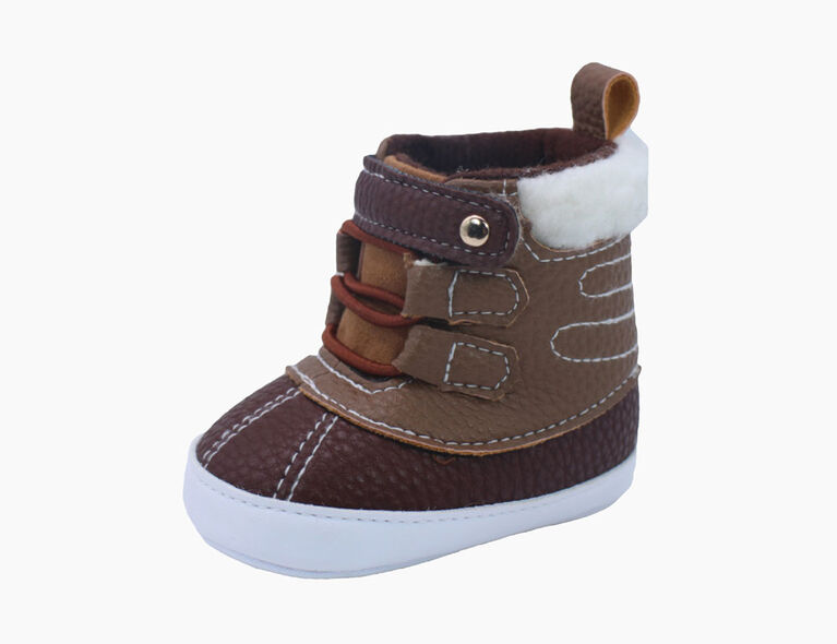 Bottillons brun pour bébé garçon de First Steps Taille 3, 6-9 mois