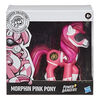 My Little Pony x Power Rangers Crossover Collection Morphin Pink Pony - Power Rangers-Inspired Collectible Pony Figure - R Exclusive