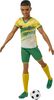 Ken Soccer Doll, Cropped Hair, #21 Uniform, Soccer Ball, Cleats,  Socks