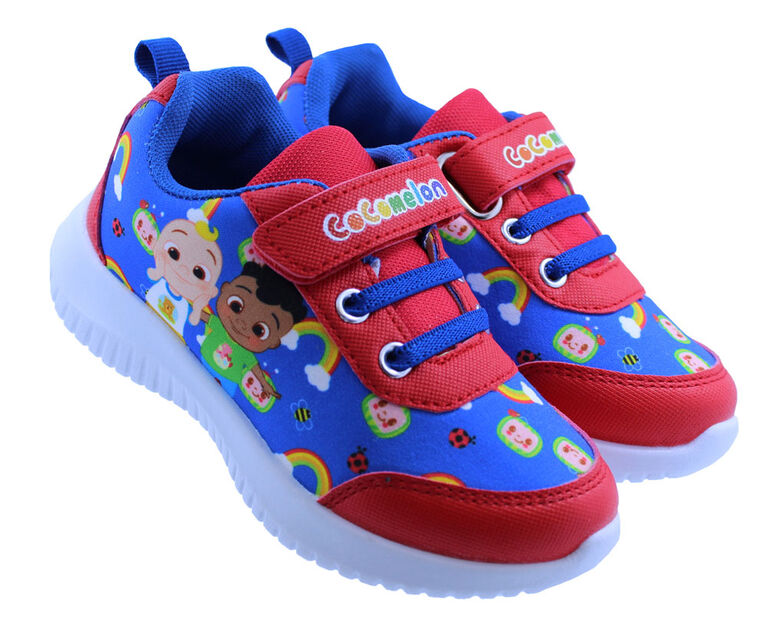 Cocomelon Athletic Shoe, blue & red