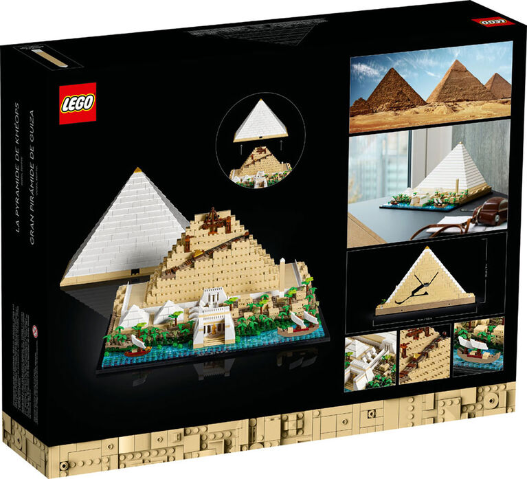 LEGO Architecture Great Pyramid of Giza 21058 Building Kit (1,476 Pieces)