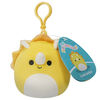 Squishmallows Clip-On 3.5" - Lancaster the Yellow Triceratops