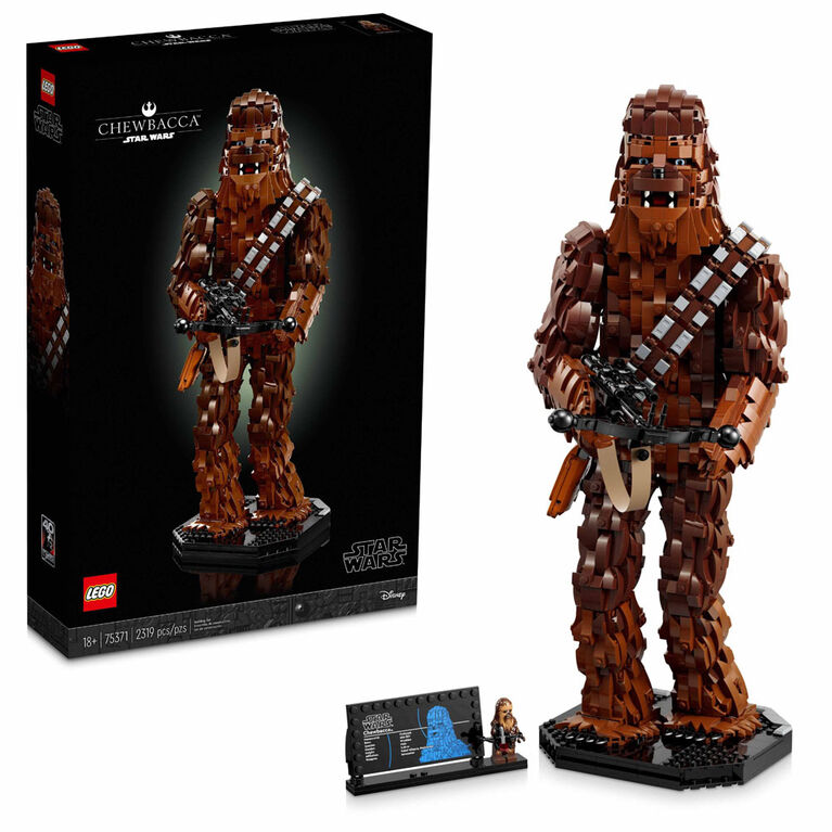 LEGO Star Wars Chewbacca 75371 Ensemble de construction; idée-cadeau pour adultes (2 319 pièces)