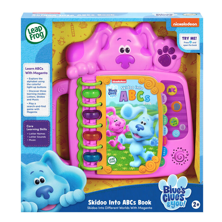 LeapFrog Blue's Clues & You! Skidoo Into ABCs Book (Magenta) - English Edition