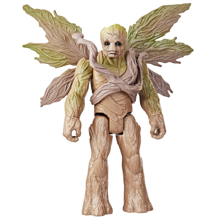 Marvel Studios' Guardians of the Galaxy Vol. 3 Titan Hero Series Deluxe Blast 'N Battle Groot 11.5 Inch Action Figure