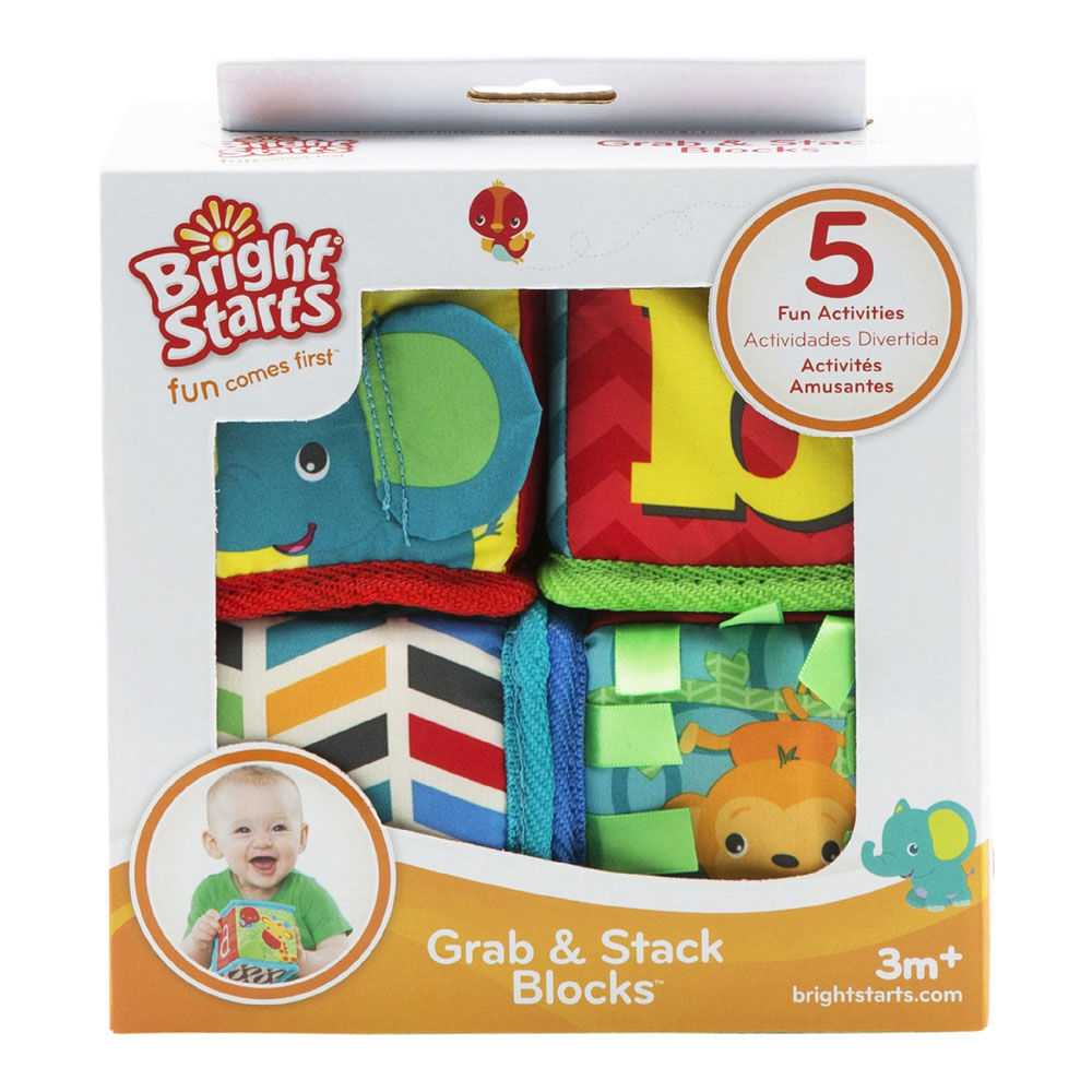Bright starts grab and stack blocks on sale