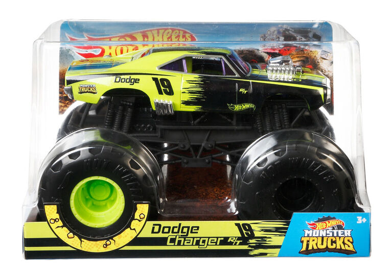 Hot Wheels Monster Trucks Dodge Charger R/T 1:24 Scale