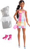 Barbie Family & Friends Barbie "Brooklyn" Fashion Doll & Accessories DressUp Set with 2 Looks