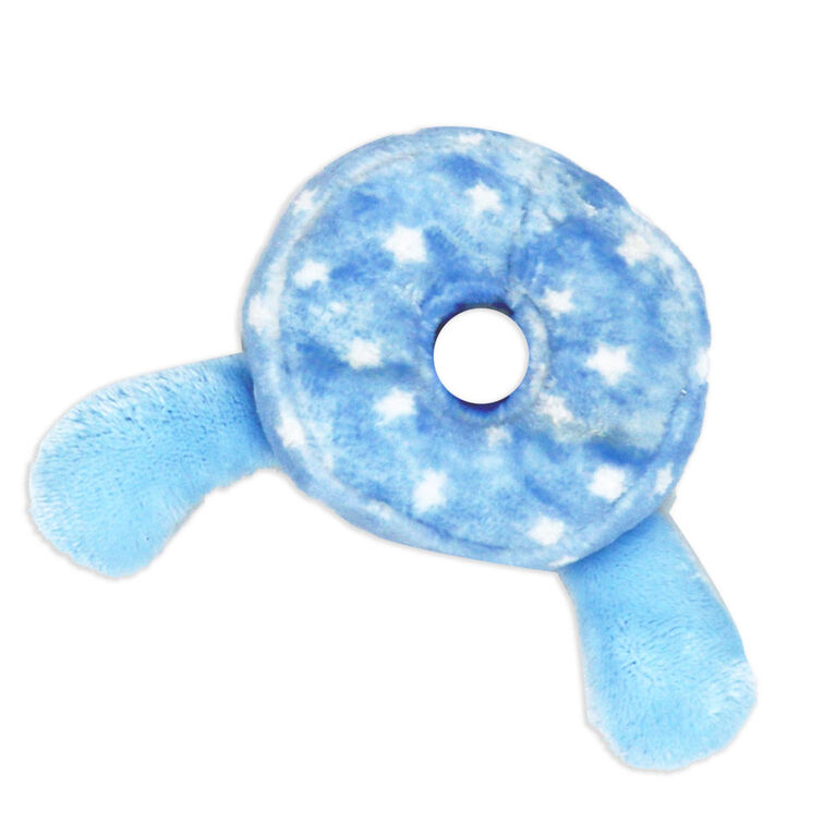 Bab & Tot Plush stacking activity toy: Blue Dog